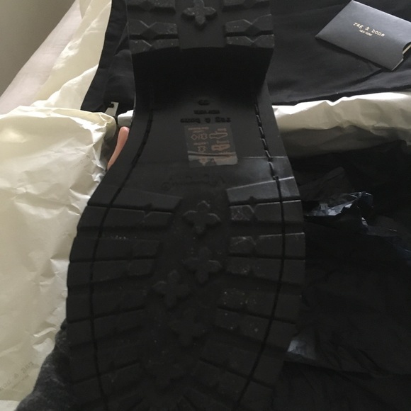 Rag & Bone Black cannon boots - Picture 5 of 8